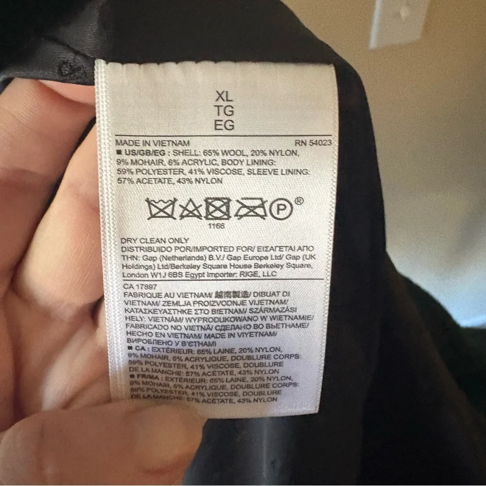 Banana Republic Deep Green wool Pea Coat - Picture 4 of 4